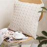 Knitted Cozy Home Decoration Throw Pillow cover 18"x18"