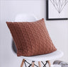 Knitted Cozy Home Decoration Throw Pillow pack of 1