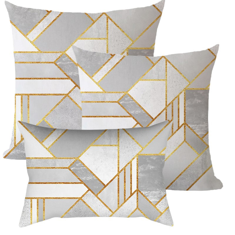 3-Piece Coordinated Pillow Cover & Insert Bundle – Combo New 3 size mixed  Pillow Covers With Inserts 1 of 12"x20", 1 of 18"x18", 1 of 20"x20" – Fa...