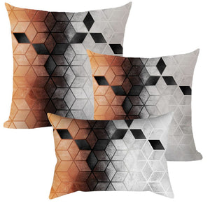 3-Piece Coordinated Pillow Cover & Insert Bundle – Combo New 3 size mixed  Pillow Covers With Inserts 1 of 12"x20", 1 of 18"x18", 1 of 20"x20" – Fa...