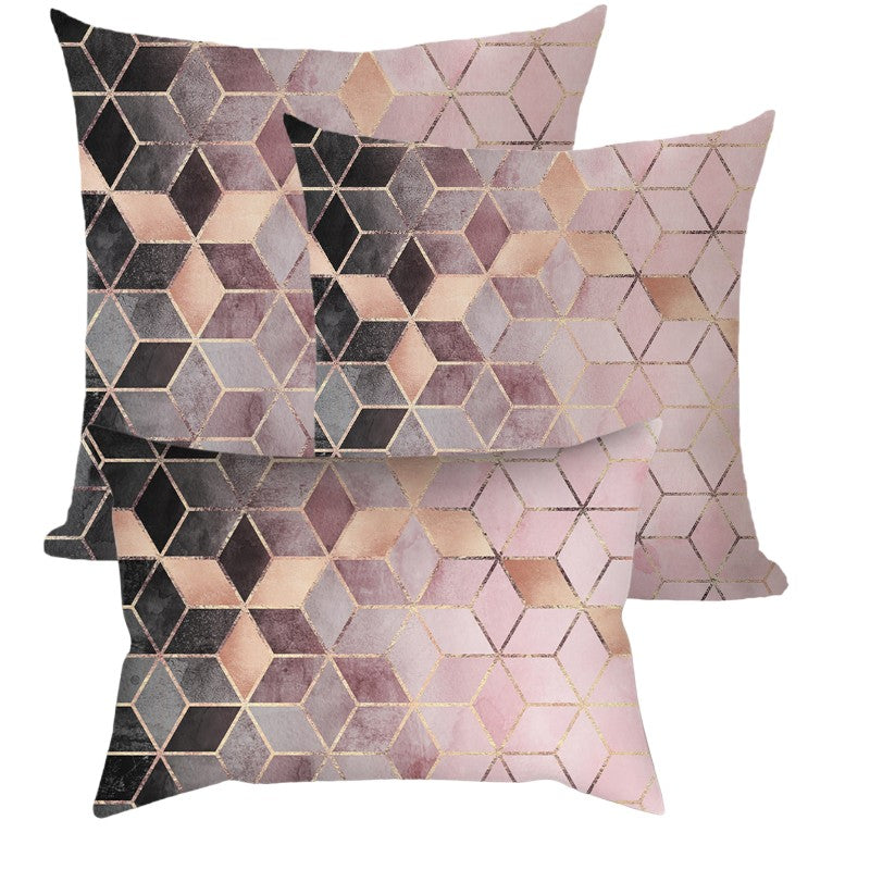 3-Piece Coordinated Pillow Cover & Insert Bundle – Combo New 3 size mixed  Pillow Covers With Inserts 1 of 12"x20", 1 of 18"x18", 1 of 20"x20" – Fa...