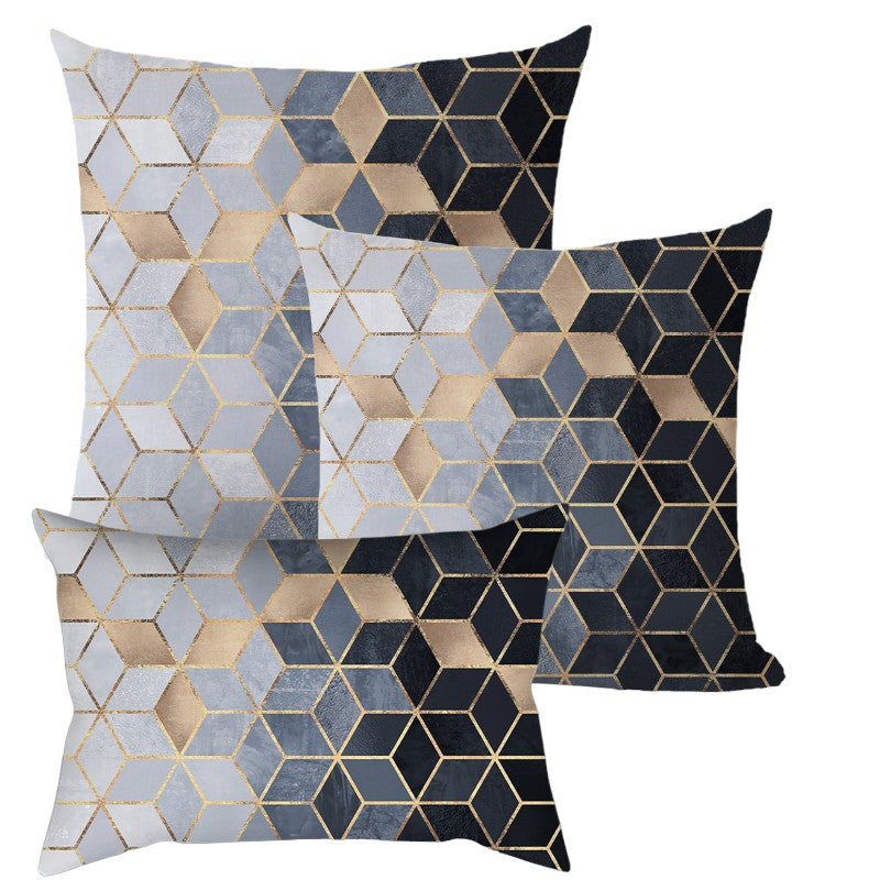 3-Piece Coordinated Pillow Cover & Insert Bundle – Combo New 3 size mixed  Pillow Covers With Inserts 1 of 12"x20", 1 of 18"x18", 1 of 20"x20" – Fa...