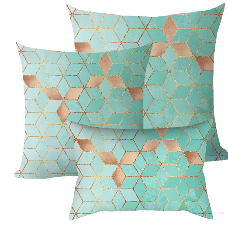 3-Piece Coordinated Pillow Cover & Insert Bundle – Combo New 3 size mixed  Pillow Covers With Inserts 1 of 12"x20", 1 of 18"x18", 1 of 20"x20" – Fa...