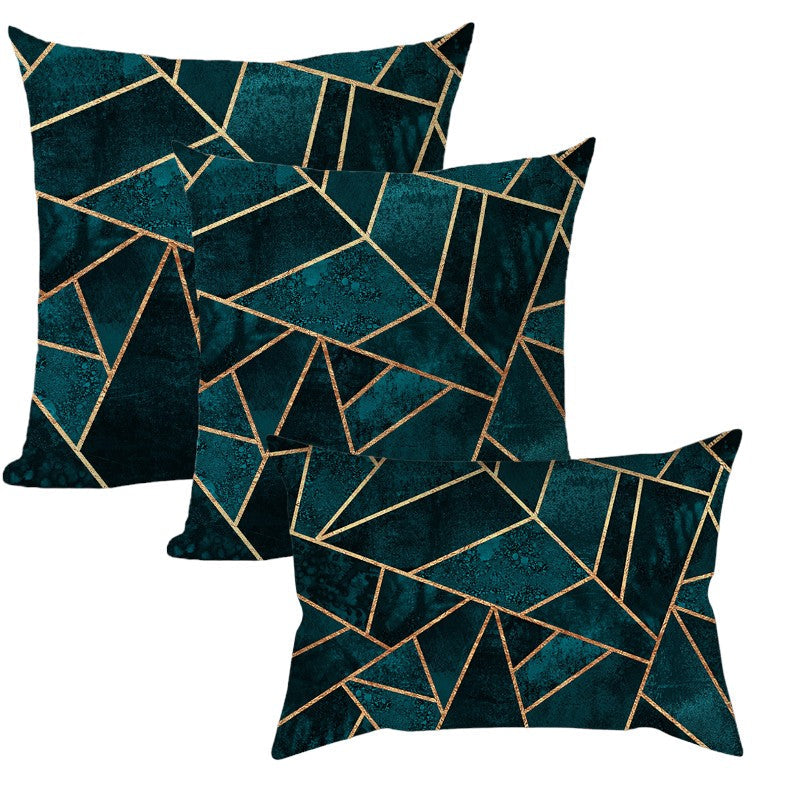 3-Piece Coordinated Pillow Cover & Insert Bundle – Combo New 3 size mixed  Pillow Covers With Inserts 1 of 12"x20", 1 of 18"x18", 1 of 20"x20" – Fa...