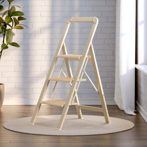 3 Step Ladder Folding Step Stool for Adults