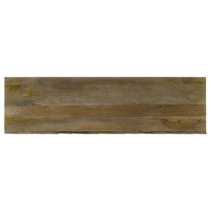 Roman - 3 Door Server With Chevron Design - Brown