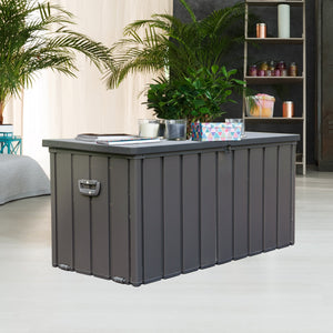 100 Gallon Outdoor Storage Deck Box Waterproof, Large Patio Storage Bin