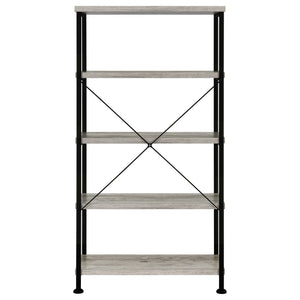 Analiese 63-inch 4-shelf Bookshelf Grey Driftwood