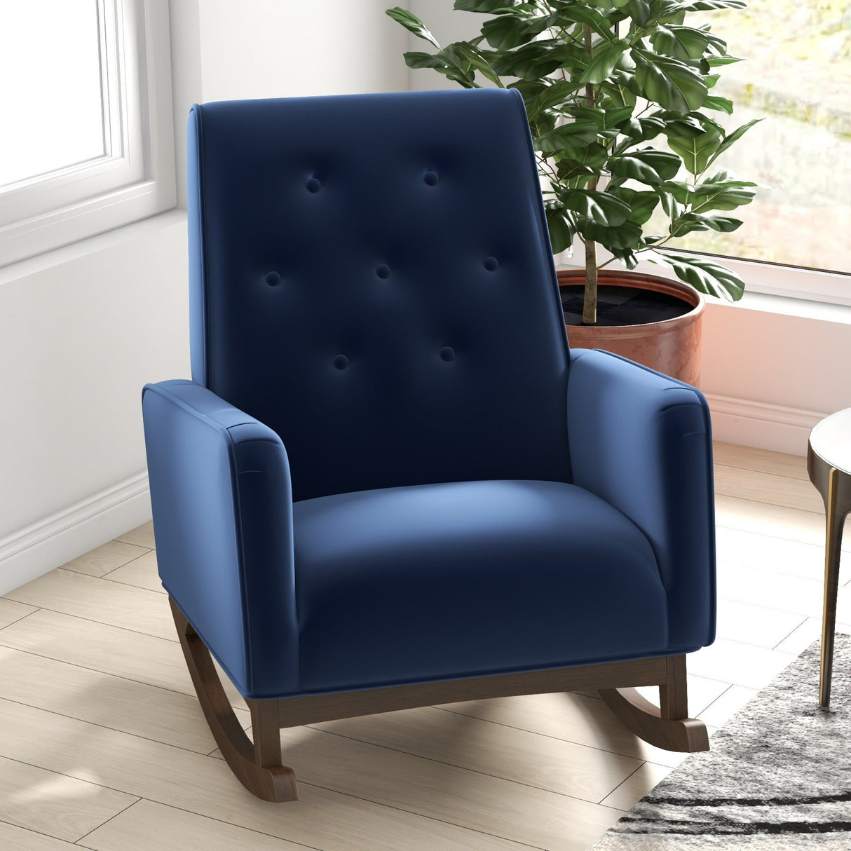Demetrius - Solid Wood Rocking Chair