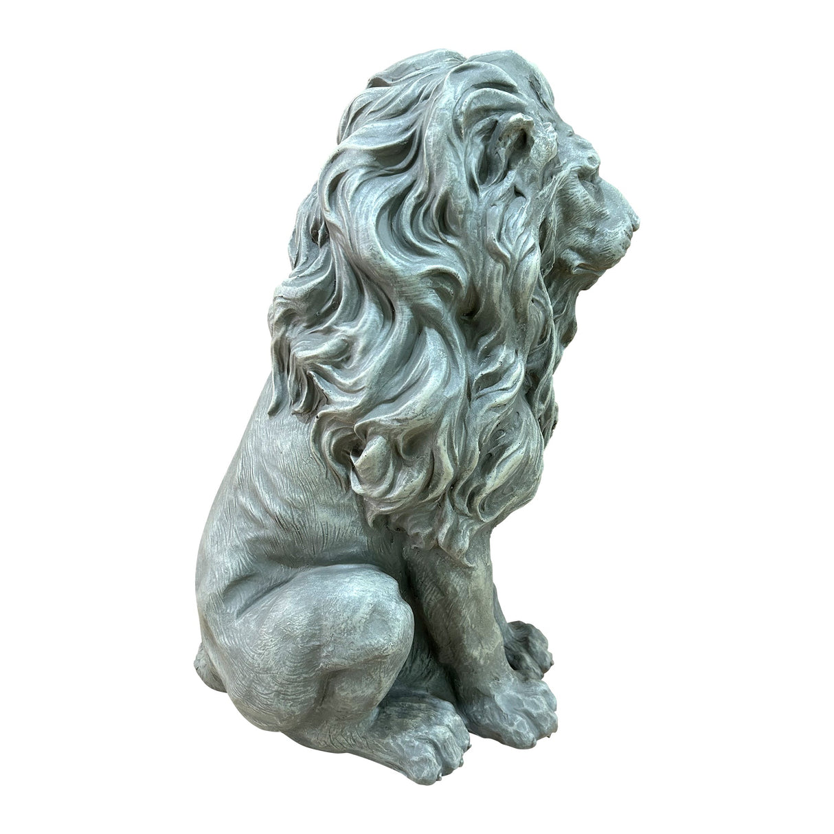 Magnesium Oxide Sitting Lion Statue
