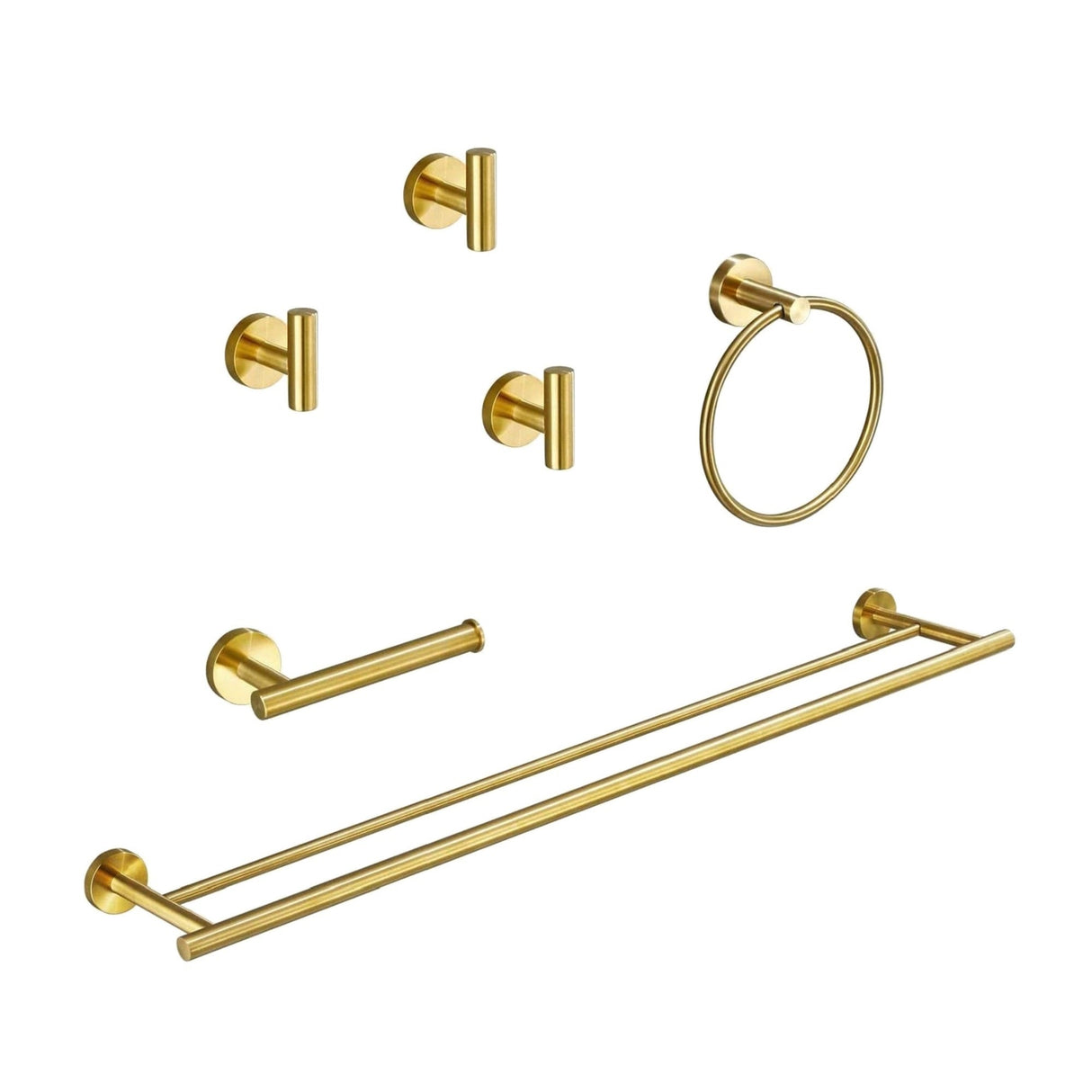 6-Piece Bathroom Hardware Accessories Set