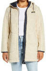 LLBean Mountain Windproof High Pile Fleece Coat - Natural