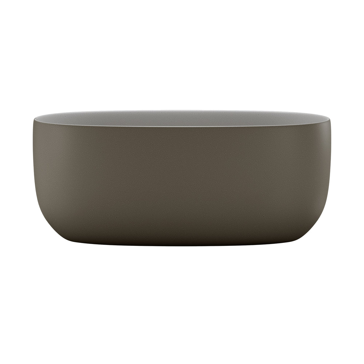 47'' Freestanding Bathtub Resin Stone Soaking Bathtub