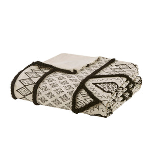 Full/Queen 3 Piece Flax and Cotton Blended Duvet Cover Set