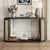 Black Arrow-Shaped Console Table