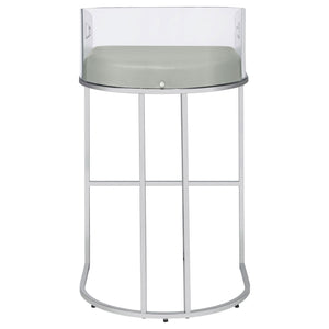 Mello - Upholstered Bar Chair (Set of 2) - Gray