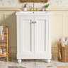 24 Inch Modern Bathroom Vanity Cabinet With Ceramic Sink