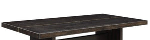 Jaramillo Rustic Dining Table - Espresso / Gold