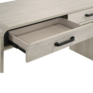 Writing Desk With Dual Drawers, Home Office Furniture - Antique White