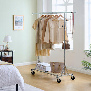 Heavy Duty Rolling Clothes Rack