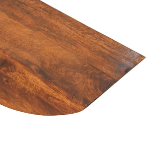 Crescent - Floating Wall Shelf - Brown