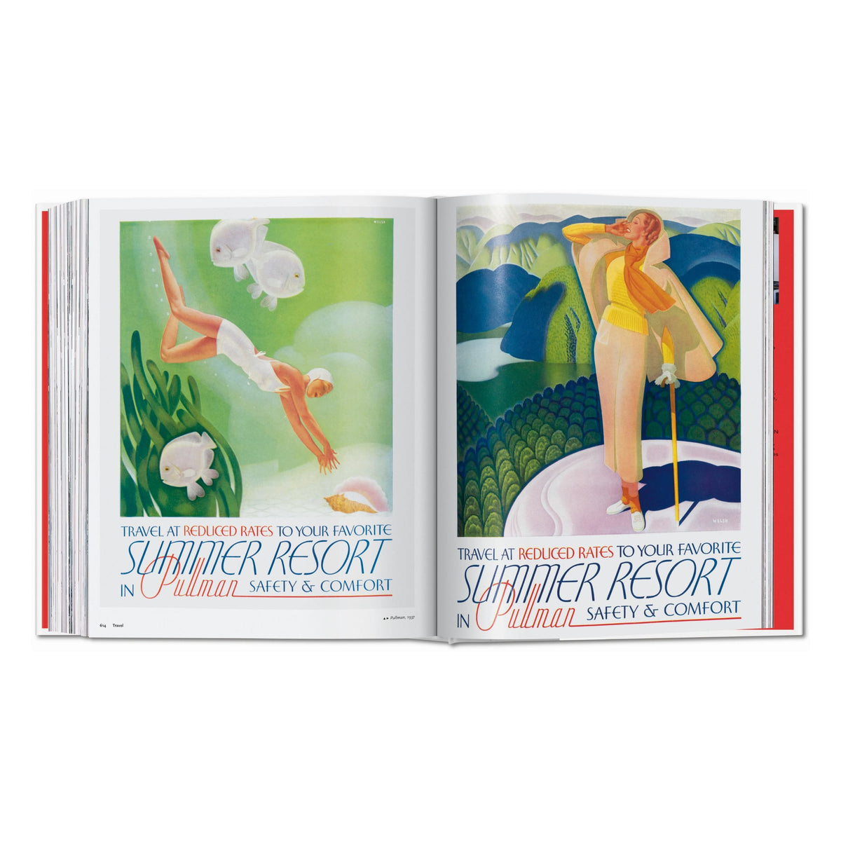 All-American Ads of the 30s (German, French, English)