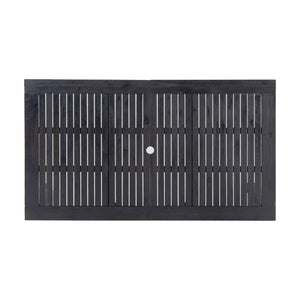 Outdoor Expandable Dining Table With Square Legs