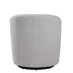 Oaklynn - Barrel Style Swivel Accent Chair