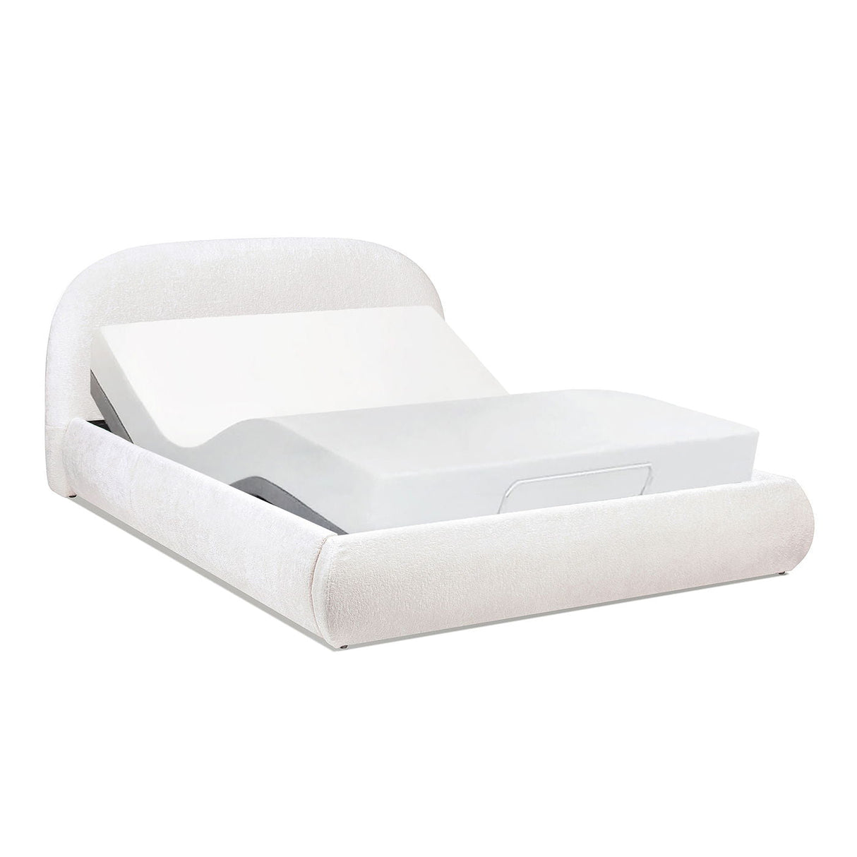 Archie Puffy Grounded - Upholstered Platform Bed