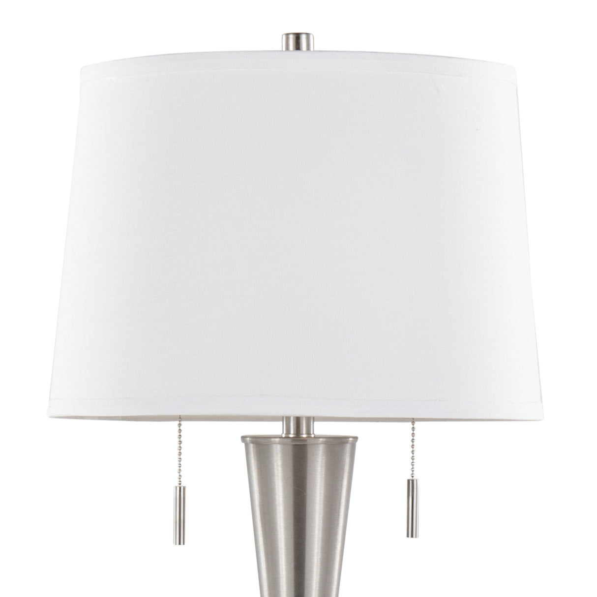 Jules 30.25" Contemporary Metal Table Lamp with Built-In USB Port - Set of 2