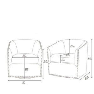 Luxurious Chair With 360 Degree Rotation