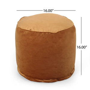 Shimon Cylinder Pouf Ottoman and Floor Cushion