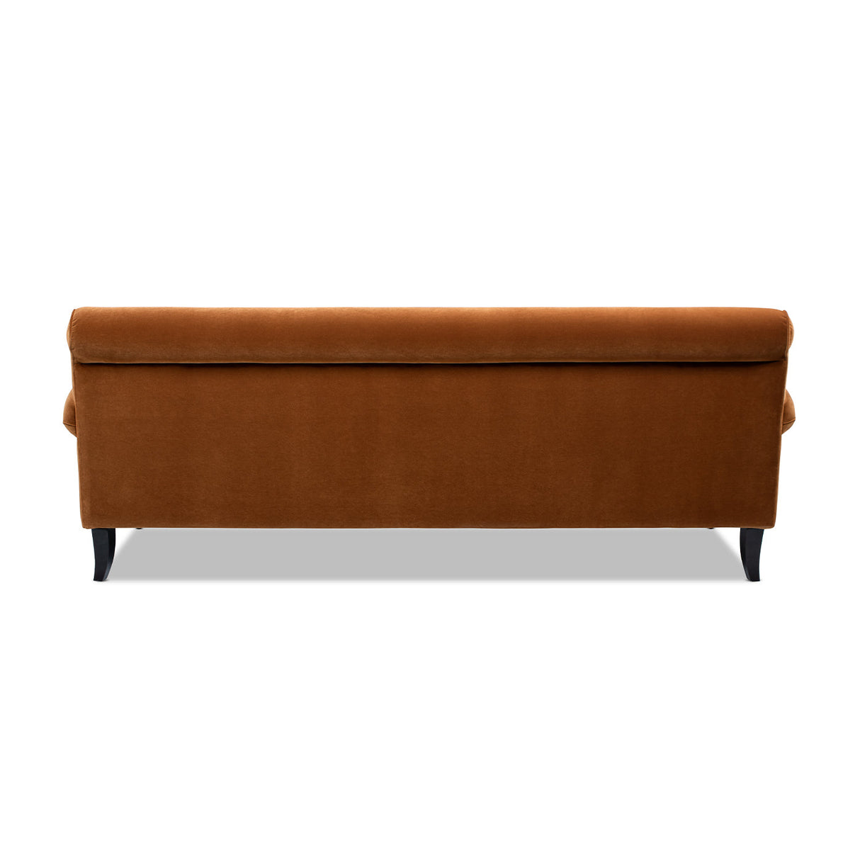 Alana Lawson Three-Cushion Tight Back Sofa, Burnt Orange Performance Velvet