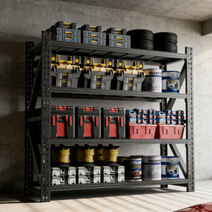 Heavy Duty 4 Shelf Garage Shelving Unit