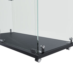 Premium 5 Tier Glass Display Case With 5 Dynamic LED Modes