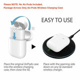 Qi Wireless Charging Case Cover for Apple® Airpods