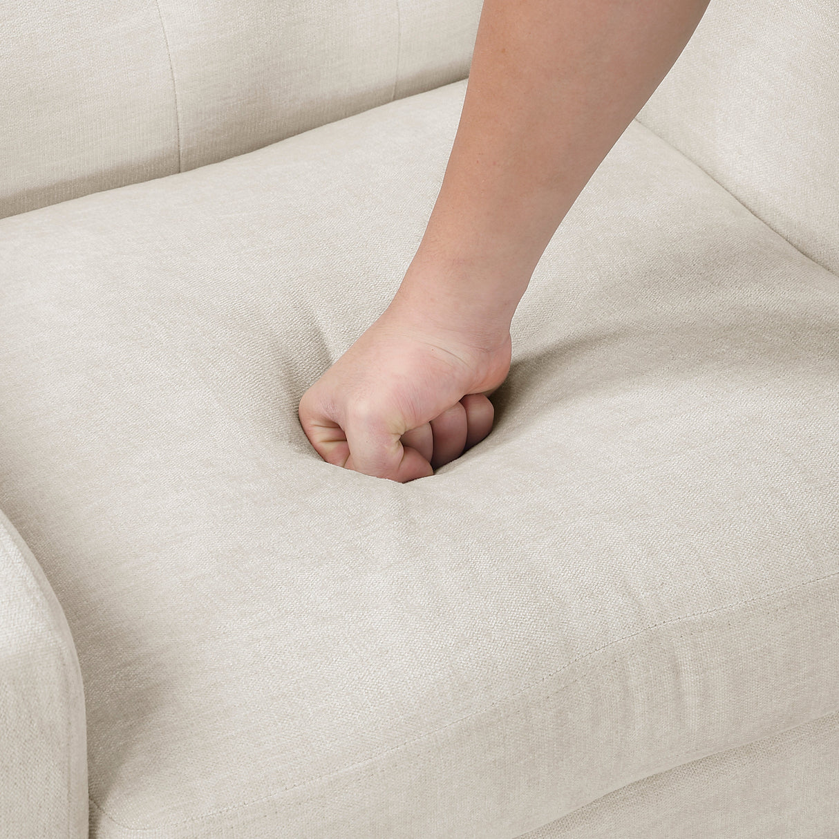 Contemporary Button Tufted Accent Chair