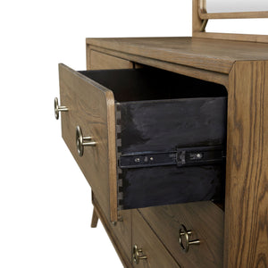 6 Drawer Dresser - Latte