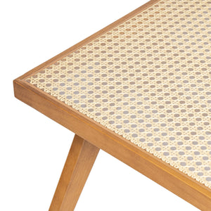Chandigarh Dining Room Chairs with Natural Rattan (Set of 2)