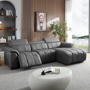 Wall-Hugger Reclining Sofa Modern Electric Control