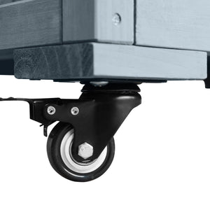 K&K 80.5' Outdoor Kitchen Island for Big Green Egg & Blackstone Griddle