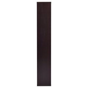 Theo 71-inch 6-shelf Bookshelf Cappuccino