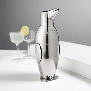 Irving-Penguin-Cocktail-Shaker-in-Silver-Viski®-Cocktail-&-Barware-Tool-Sets