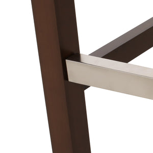 Modern Minimalist Metal Leg Bar Stool