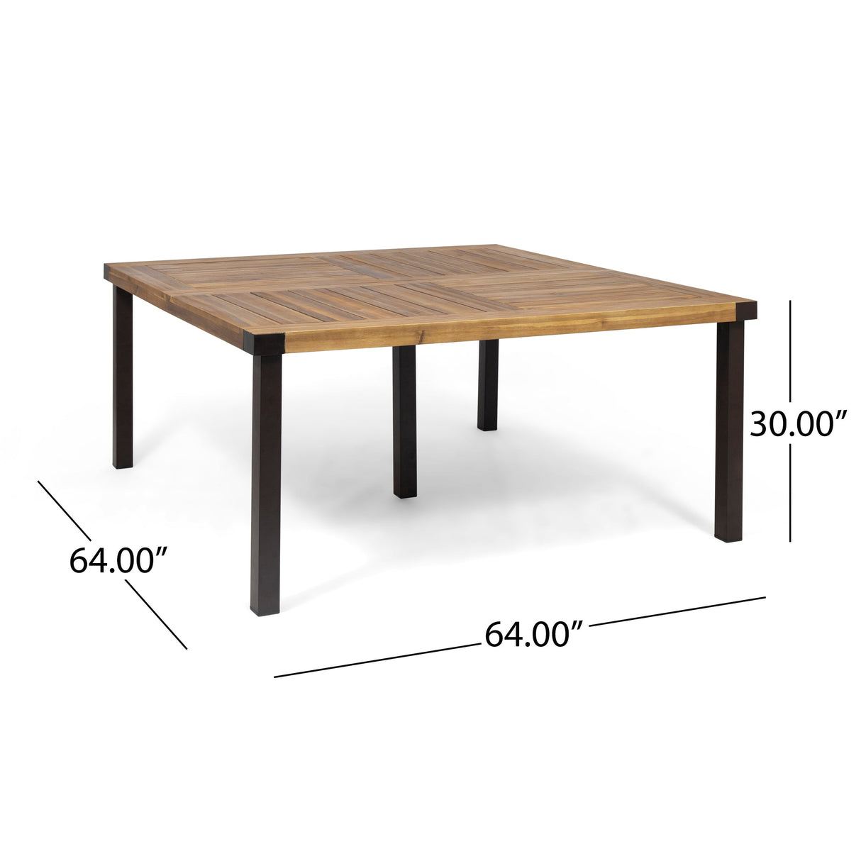 9-Piece Acacia Wood Outdoor Patio Dining Set