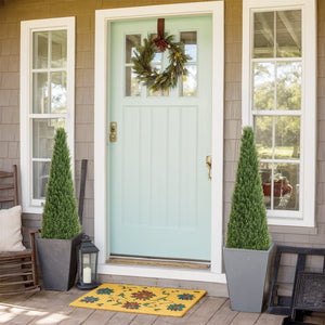 4FT Conical Topiary Cedar Trees Artificial Outdoor Set of 2