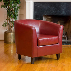 Zenithon Upholstered Club Chair With Rounded Back