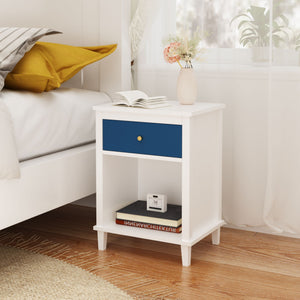 Nightstand With 1 Drawer 1 Shelf