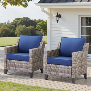 Outdoor Patio Arm Chairs Set of 2