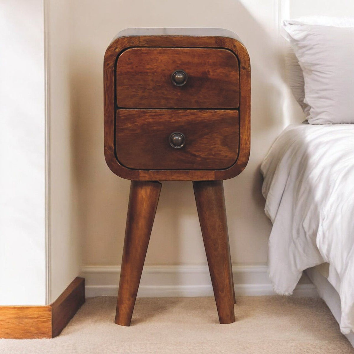 Curved Nightstand,
